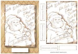 Golden Father Christmas
