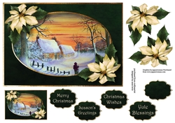 The Christmas Sunrise A5 Landscape