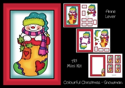 Colourful Christmas - Snowman