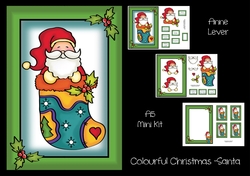 Colourful Christmas - Santa