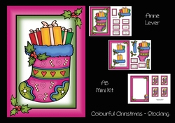 Colourful Christmas - stocking