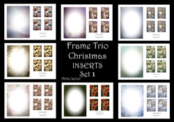 Frame Trio Christmas Bumper Kit 1 - INSERTS