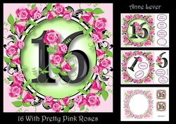 16 With Pretty Pink Roses