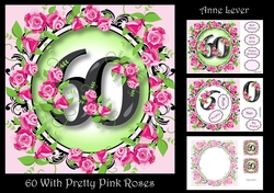 60 With Pretty Pink Roses