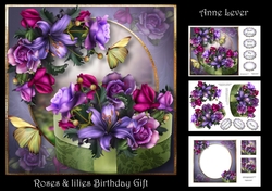 Roses & Lilies Birthday Gift