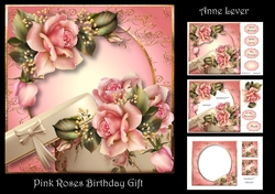 Pink Roses Birthday Gift