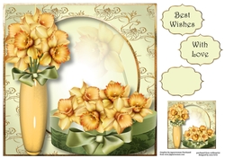 Daffodils A Birthday Gift 8x8