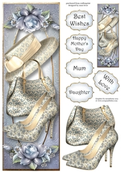 Handbags & Gladrags Pale Blue - Lge DL Topper
