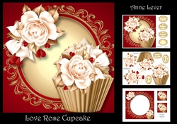 Love Rose Cupcake
