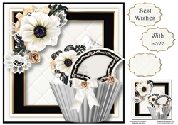 Purely Elegant Cupcake 8x8