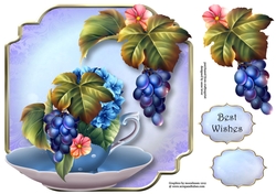 Teacup & Saucer Les Jardin - Vines