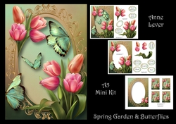 Spring Garden & Butterflies
