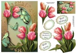 Spring Garden & Butterflies A5