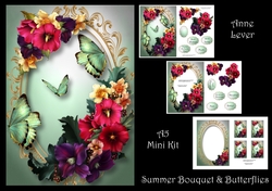Summer Bouquet & Butterflies