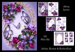 Lilies, Roses & Butterflies