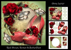 Red Shoes, Roses & Butterflies