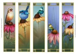 Beautiful Bookmarks - Birds & Butterflies