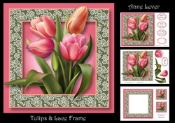 Tulips & Lace Frame