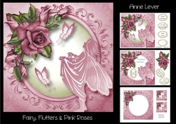 Fairy, Flutters & Pink Roses