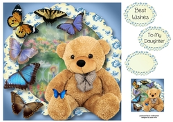 Butterfly Bear 8x8