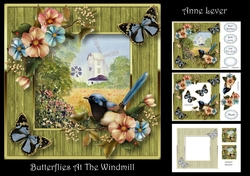Butterflies At The Windmill