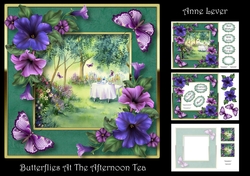 Butterflies At The Afternoon Tea