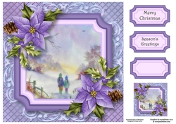 Scenic Christmas - A Winter Walk 8x8