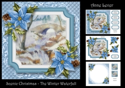 Scenic Christmas - The Winter Waterfall