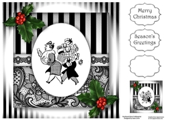 Retro Christmas Shopping 8x8