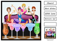Cocktails For The Birthday Girl 8x8