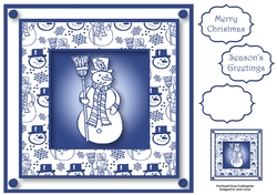 The Christmas Snowman 8x8
