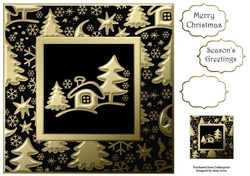 The Christmas Cabin 8x8
