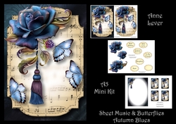 Sheet Music & Butterflies - Autumn Blues