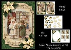 Sheet Music Christmas A5 - The Toyshop
