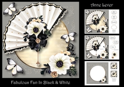 Fabulous Fan In Black & White