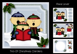 Trio Of Christmas Carolers