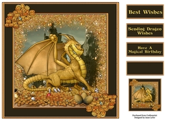 The Dragon Of Gold 8x8