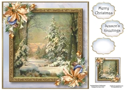 Beautiful Vintage Winter 8x8