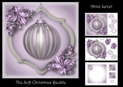 The Soft Christmas bauble - Purple