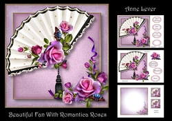 Beautiful Fan With Romantica Roses