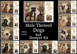 Male Themed Dogs Bumper Kit