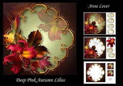 Deep Pink Autumn Lilies