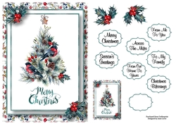The Merry Christmas Tree A5