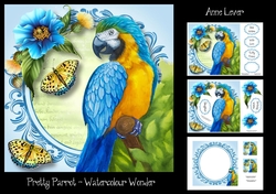 Pretty Parrot - Watercolour Wonder