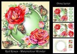 Red Roses - Watercolour Wonder