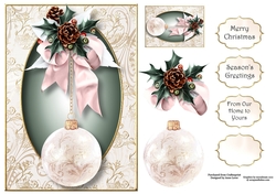 The White Glass Bauble A5