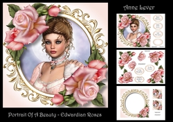 Portrait Of A Beauty - Edwardian Roses