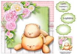 Mummy Bear & Baby Bear 8x8