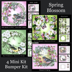 Spring Blossoms - 4 Mini Kit Bumper Kit