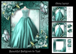 Beautiful Ballgown In Teal